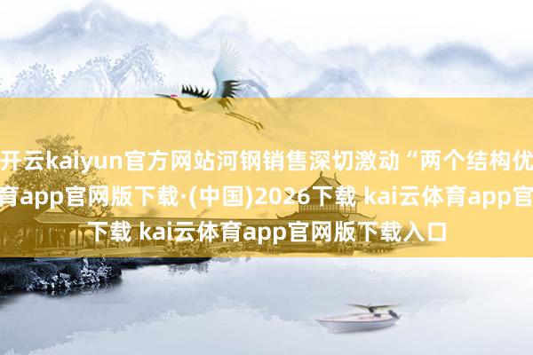开云kaiyun官方网站河钢销售深切激动“两个结构优化”-kai云体育app官网版下载·(中国)2026下载 kai云体育app官网版下载入口