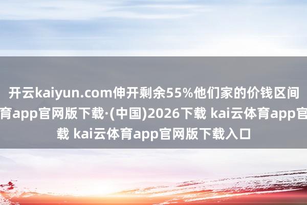 开云kaiyun.com伸开剩余55%他们家的价钱区间鄙俚-