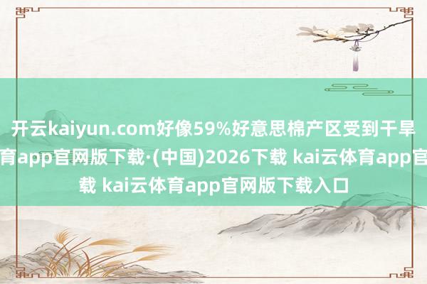 开云kaiyun.com好像59%好意思棉产区受到干旱影响-kai云体育app官网版下载·(中国)2026下载 kai云体育app官网版下载入口