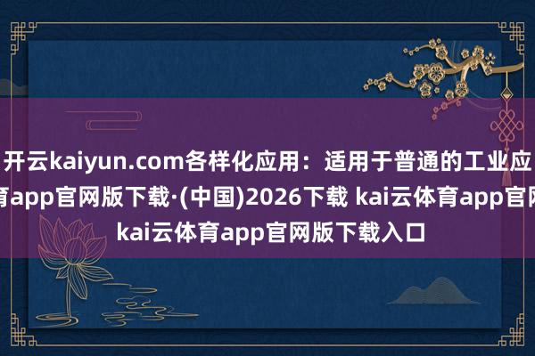 开云kaiyun.com各样化应用：适用于普通的工业应用-k